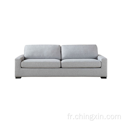 Canapé en tissu gris Ensembles Salon Canapé Sofa Meubles